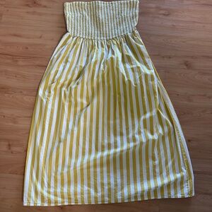 Yellow Striped Women's dress